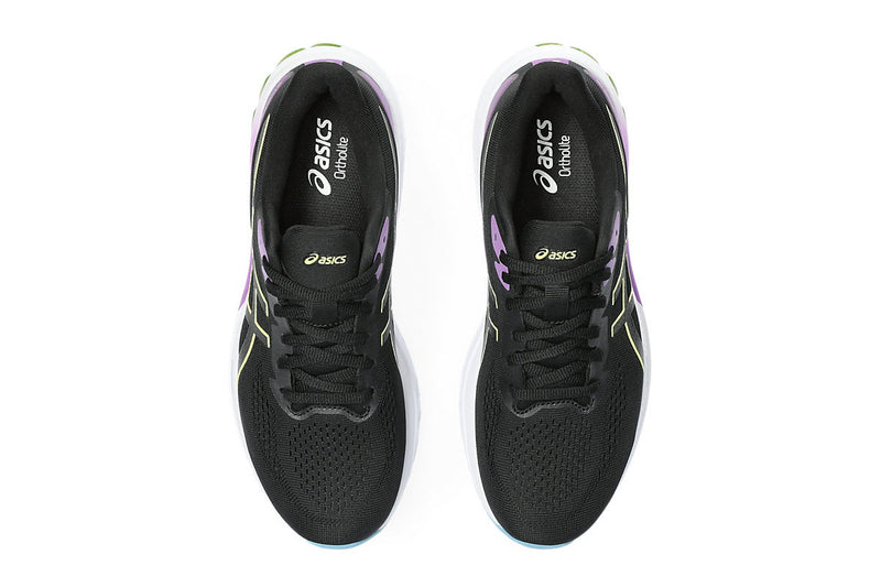 ASICS Women's GT-1000 12 Running Shoes (Black/Glow Yellow)