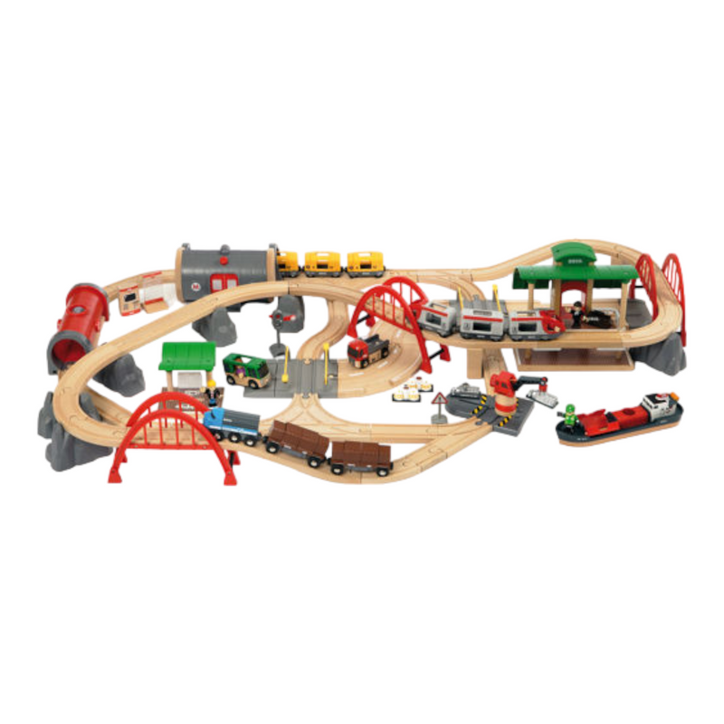 BRIO Set - Deluxe Railway Set, 87 pieces