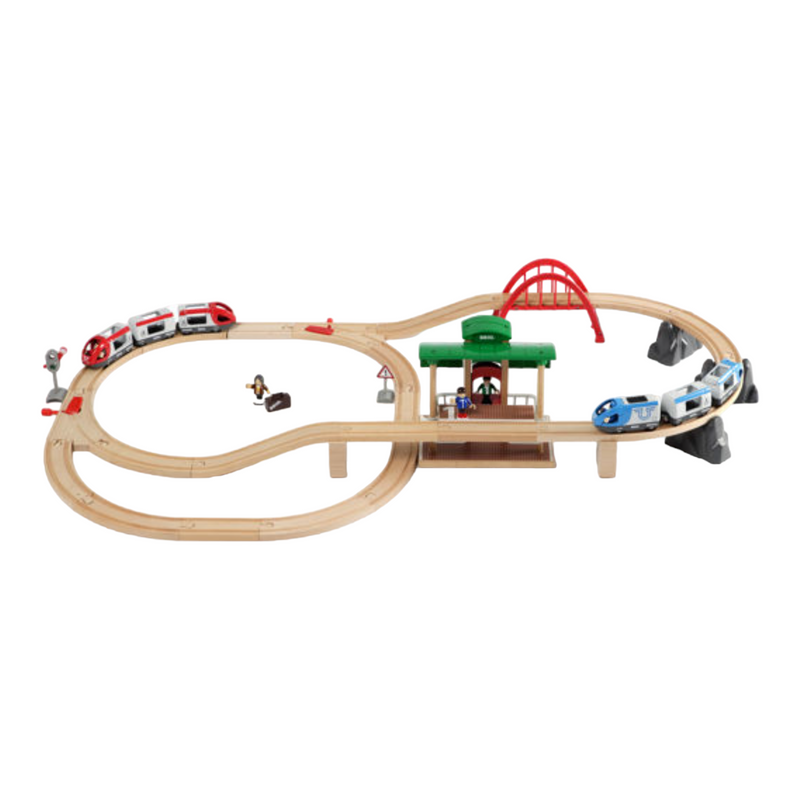 BRIO Set - Travel Switching Set, 42 pieces