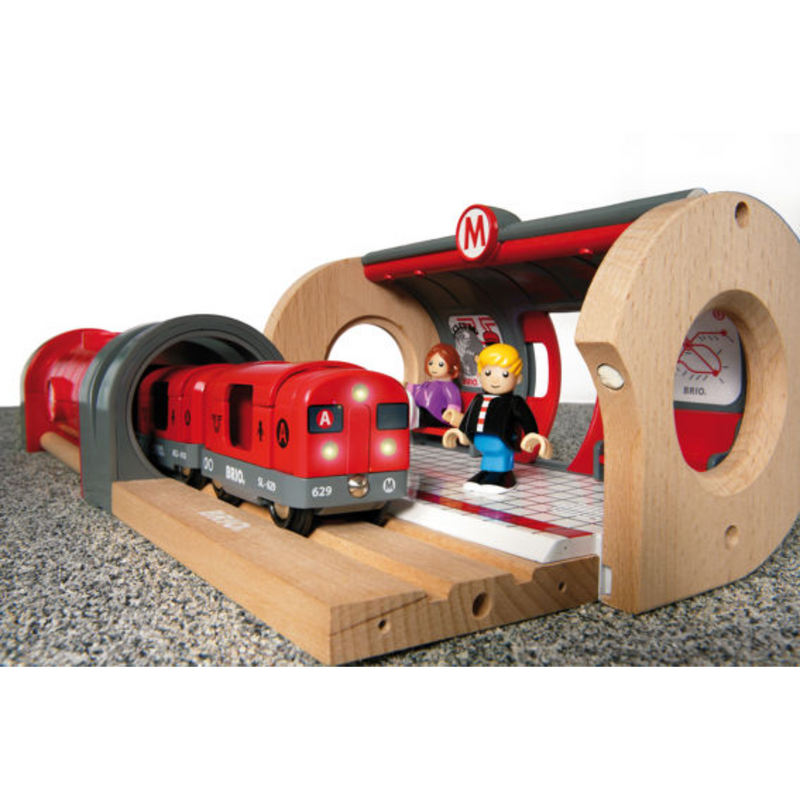 BRIO Set - Metro Railway Set, 20 pieces