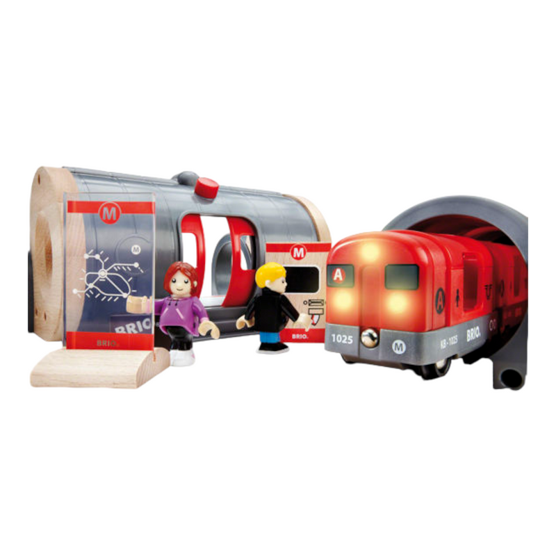 BRIO Set - Metro Railway Set, 20 pieces