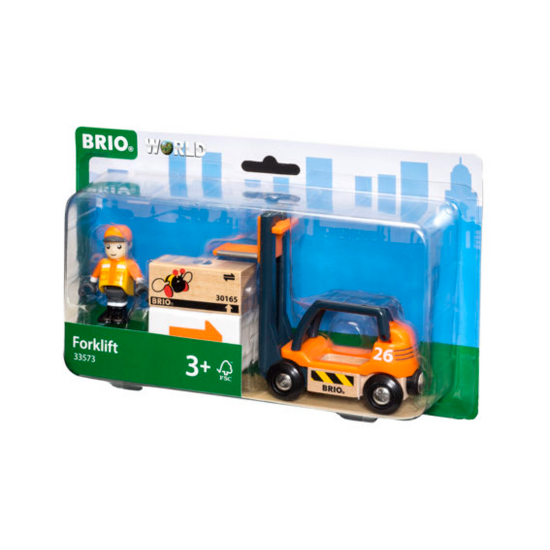 BRIO Vehicle - Forklift, 4 pieces