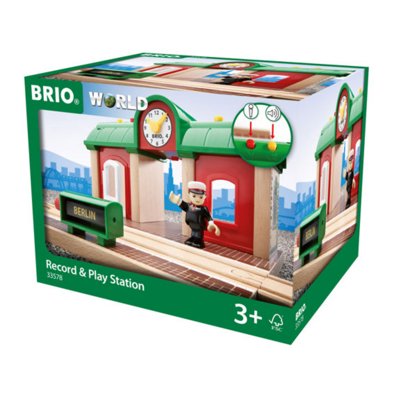 BRIO Destination - Record and Play Station, 3 pieces