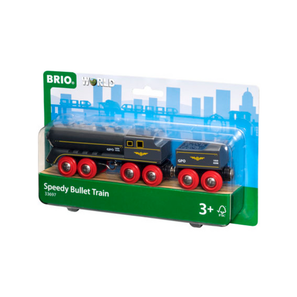 BRIO Train - Speedy Bullet Train, 2 pieces