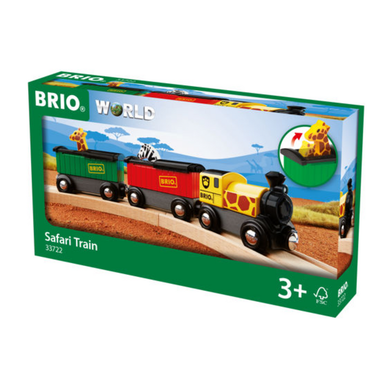 BRIO Train - Safari Train, 3 pieces