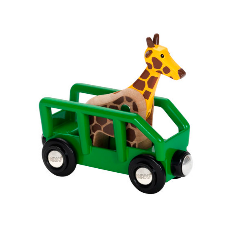 BRIO Vehicle - Giraffe and Wagon, 2 pieces