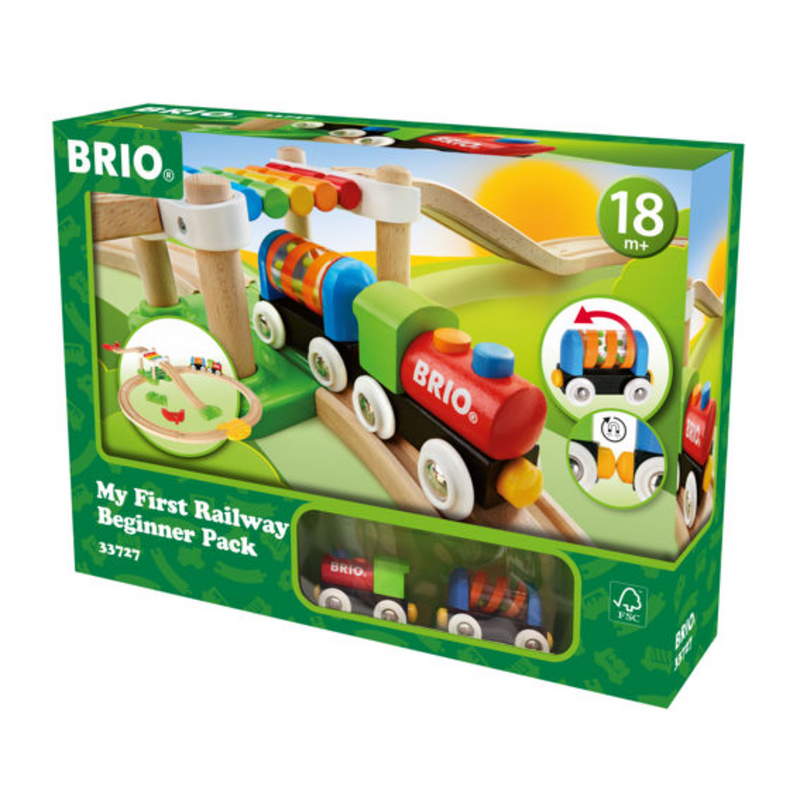 BRIO My First - Railway Beginner Pack 18 pcs