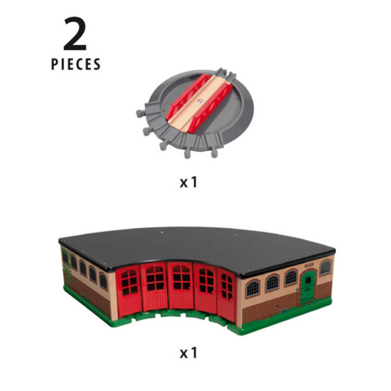 BRIO Destination - Grand Roundhouse, 3 pieces