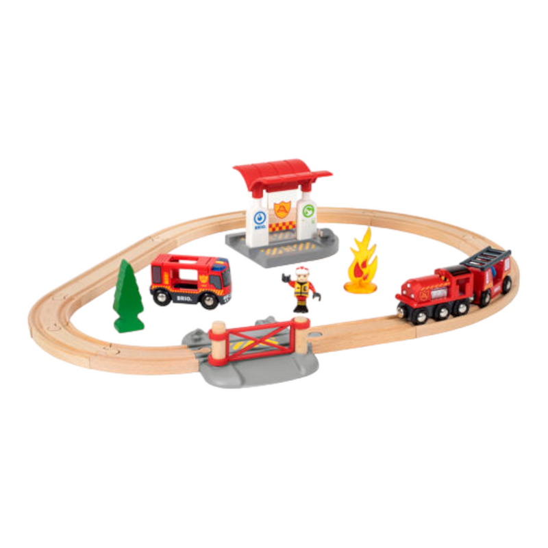 BRIO Set - Firefighter Set, 18 pieces