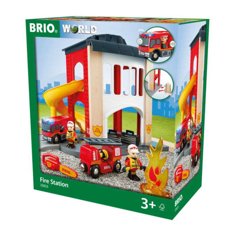 BRIO Destination - Fire Station, 12 pieces