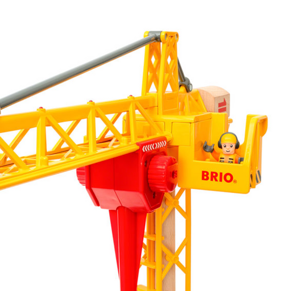 BRIO Crane - Construction Crane w Lights, 5 pcs