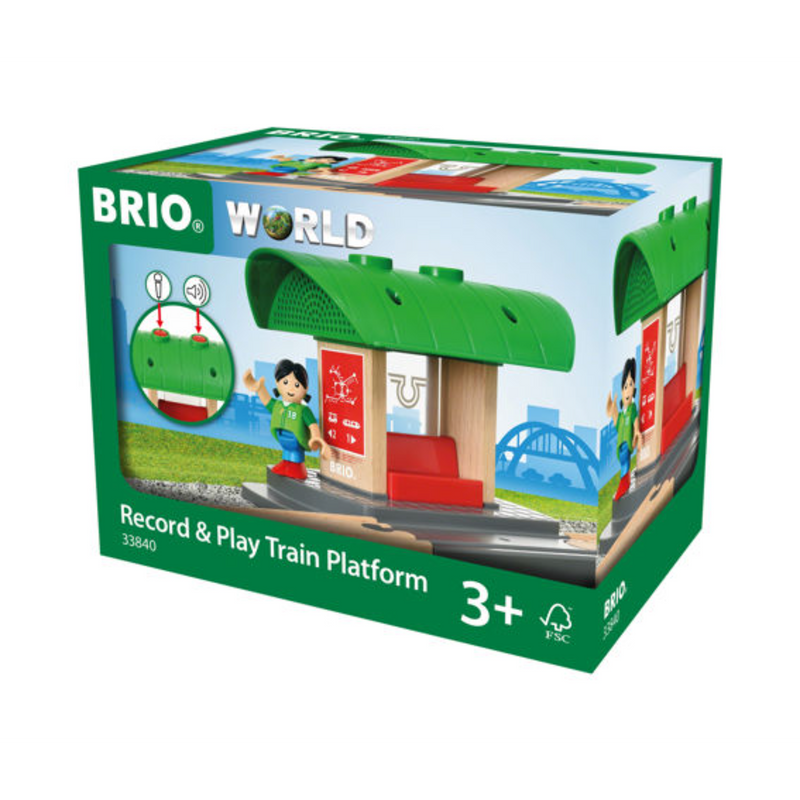 BRIO Destination - Record & Play Train Platform