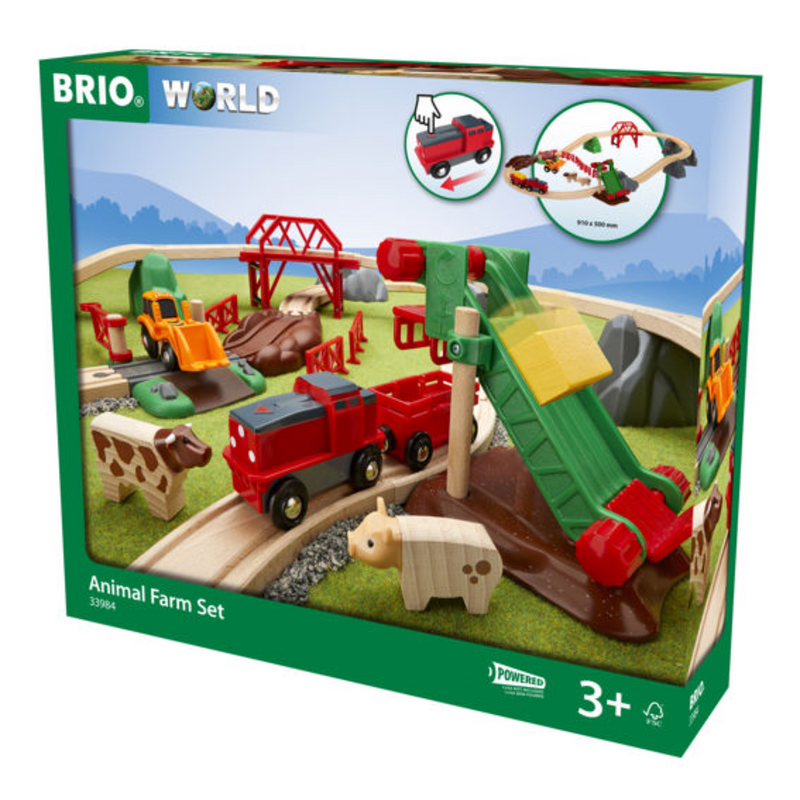 BRIO Set - Animal Farm Set, 30 pieces