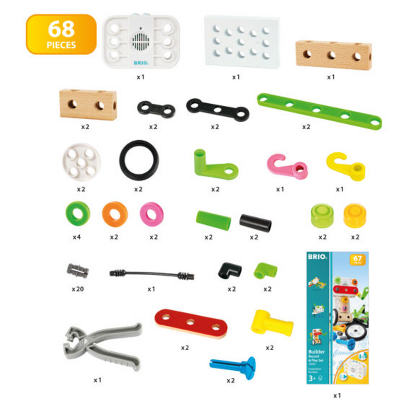 BRIO Builder - Record Play Set