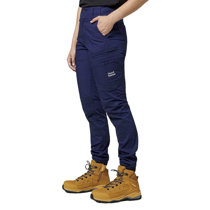 Hard Yakka Women's Raptor Cuff Pant - Navy