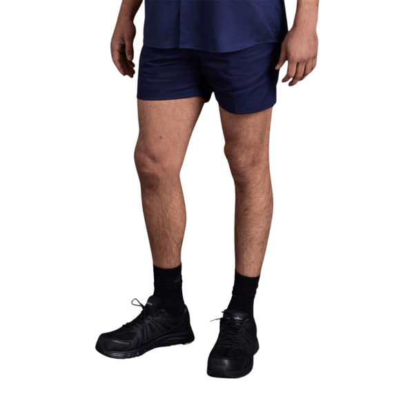 KingGee Men's Originals Side Tab Cotton Drill Work Shorts - Navy