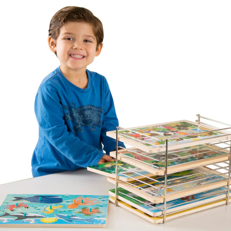 Melissa & Doug - Single Wire Puzzle Storage