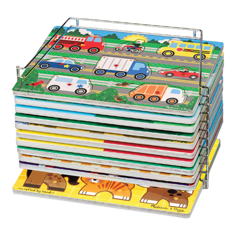 Melissa & Doug - Single Wire Puzzle Storage