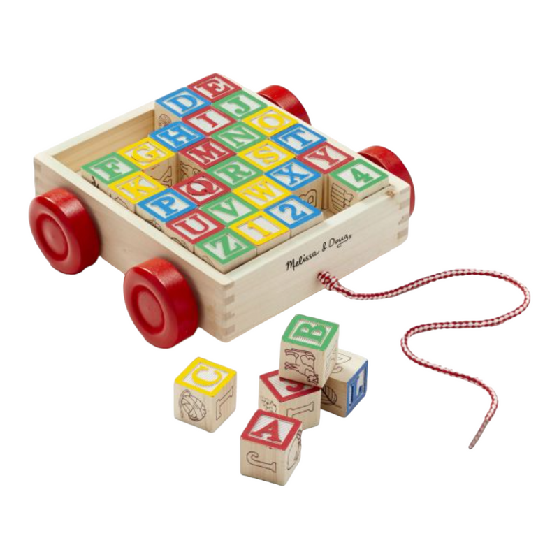 Melissa & Doug - Classic Abc Block Cart