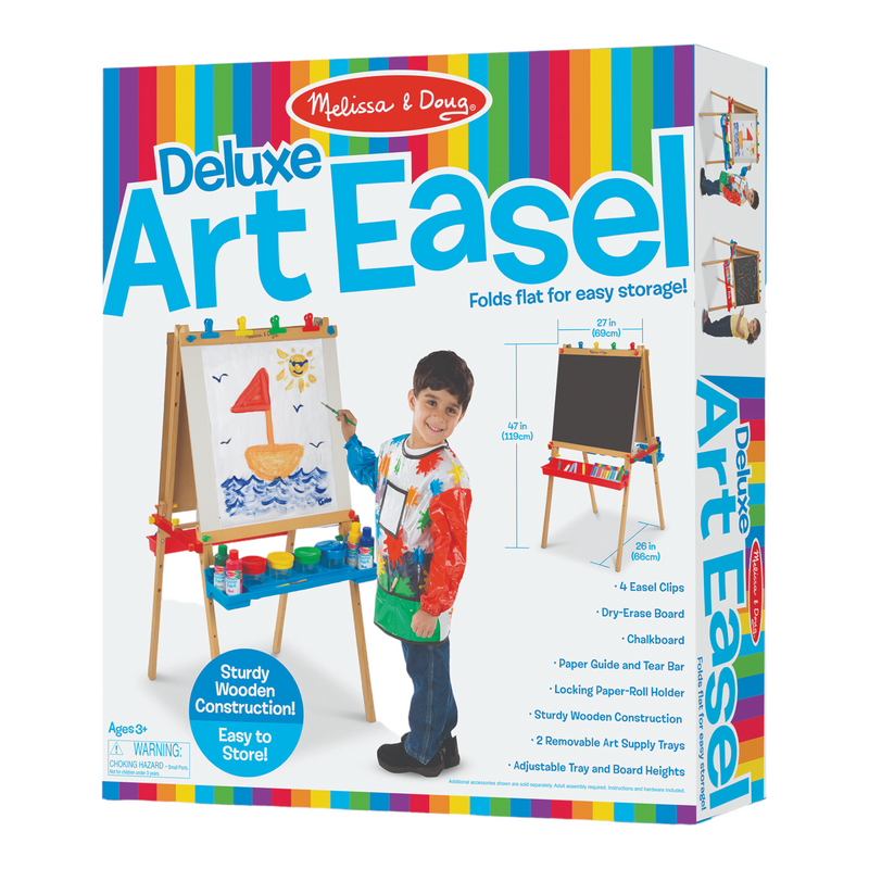 Melissa & Doug - Deluxe Wooden Standing Art Easel