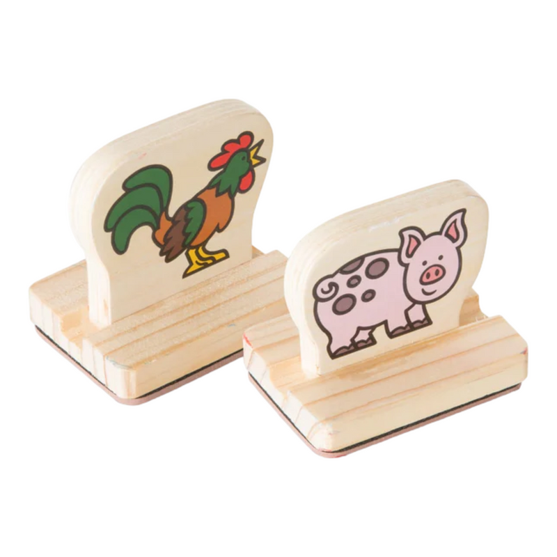 Melissa & Doug - My First Wooden Stamp Set - Animals