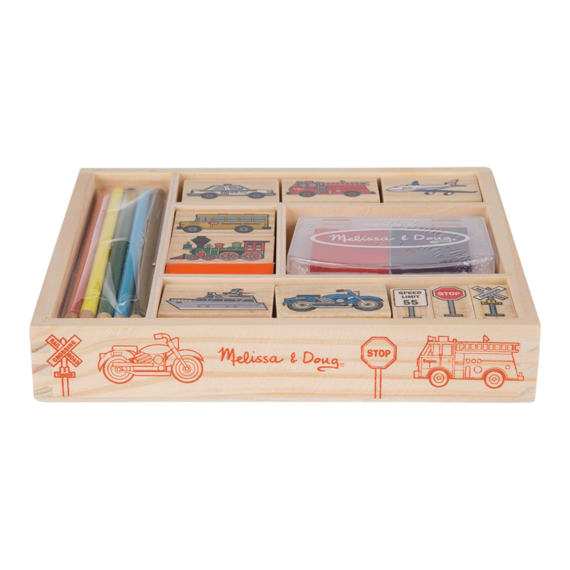 Melissa & Doug - Vehicle Stamp Set