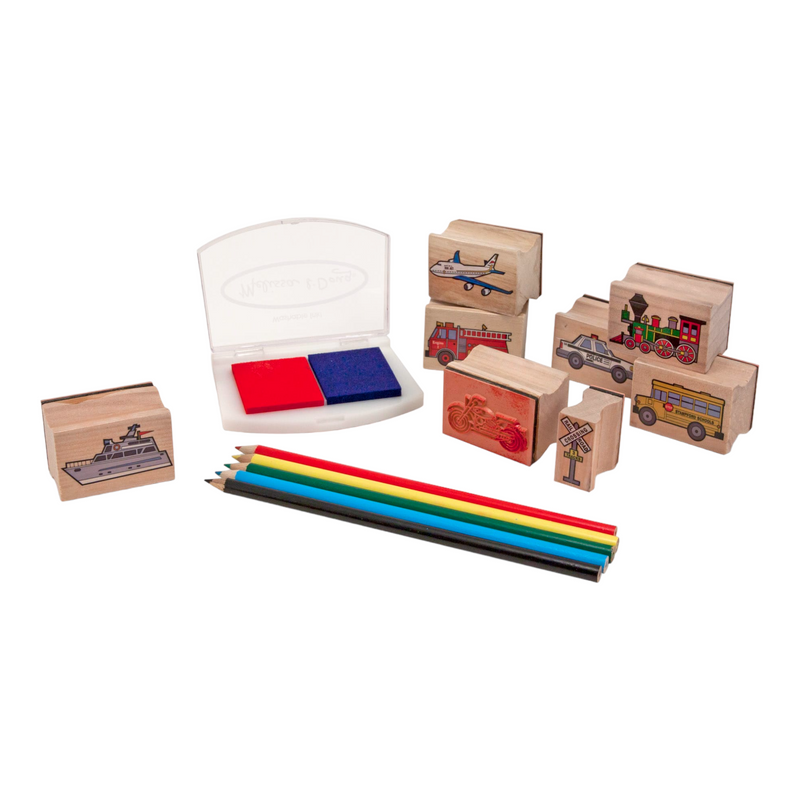 Melissa & Doug - Vehicle Stamp Set