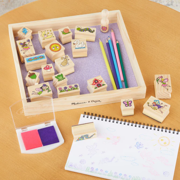 Melissa & Doug - Stamp A Scene - Fairy Garden