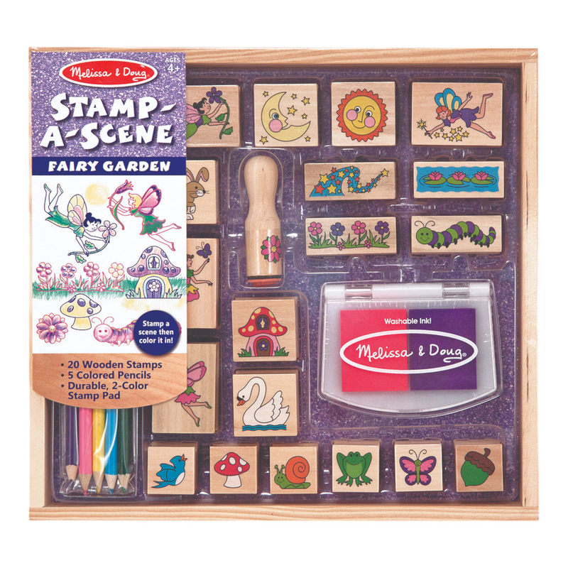 Melissa & Doug - Stamp A Scene - Fairy Garden