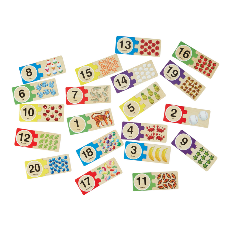 Melissa & Doug - Numbers Wooden Puzzle Cards