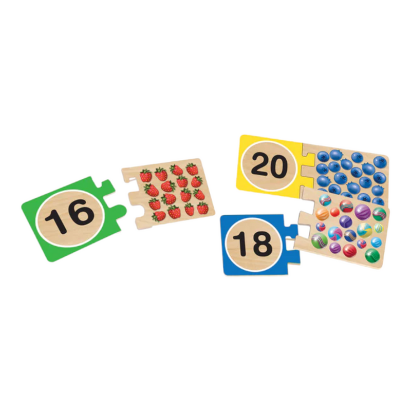 Melissa & Doug - Numbers Wooden Puzzle Cards