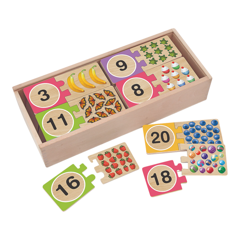 Melissa & Doug - Numbers Wooden Puzzle Cards