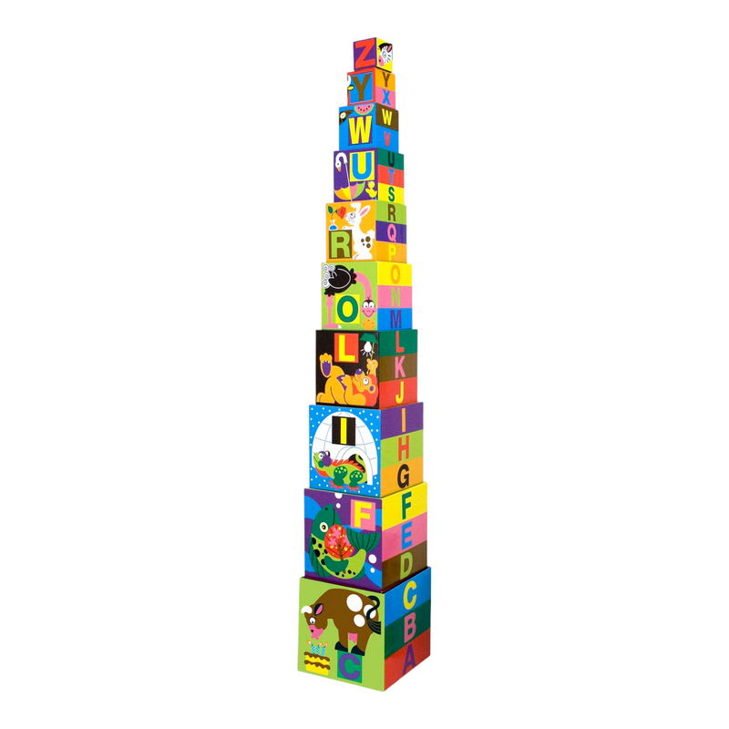 Melissa & Doug - Alphabet Nesting & Stacking Blocks