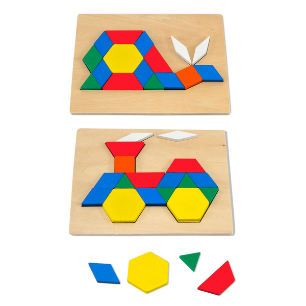 Melissa & Doug - Pattern Blocks And Boards