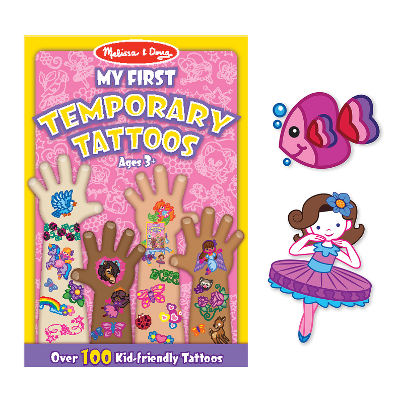 Melissa & Doug - My First Temporary Tattoos Girl