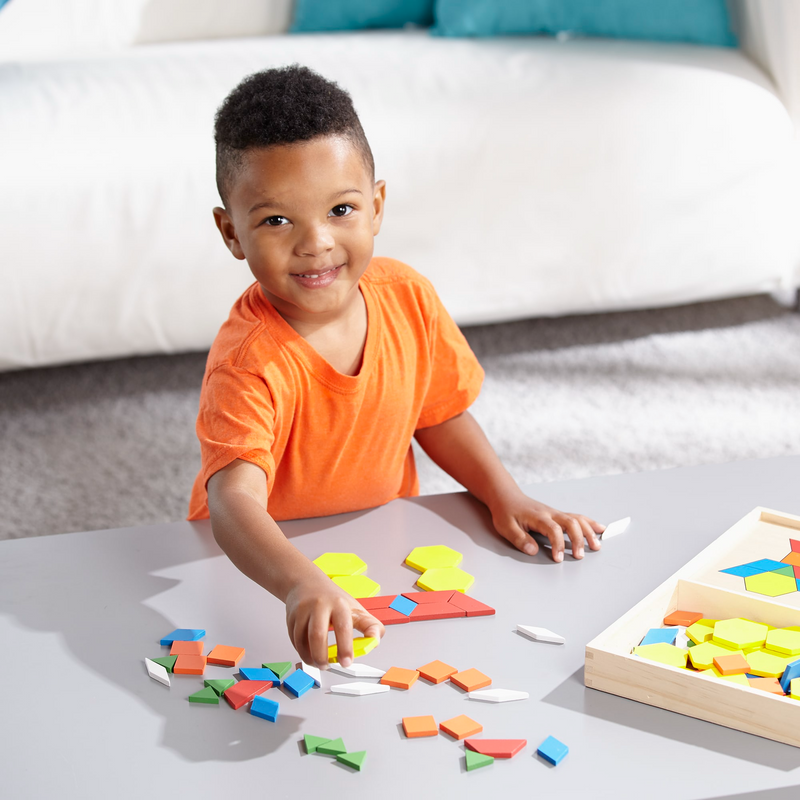 Melissa & Doug - Pattern Blocks And Boards