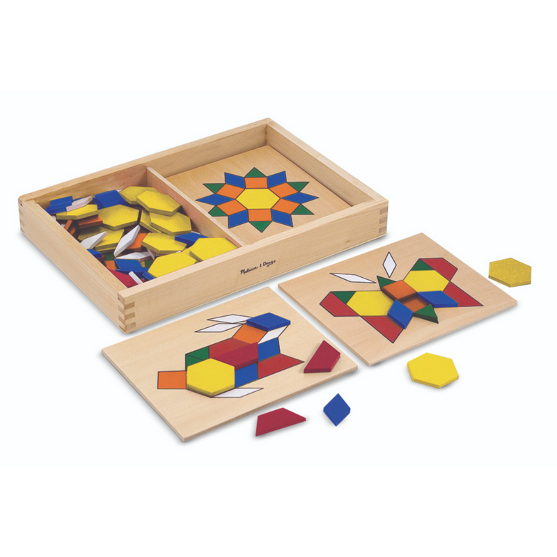 Melissa & Doug - Pattern Blocks And Boards