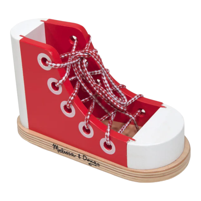 Melissa & Doug - Wooden Lacing Sneaker