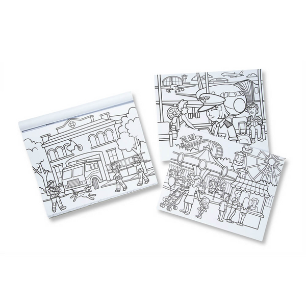 Melissa & Doug - Jumbo Colouring Pad - Town