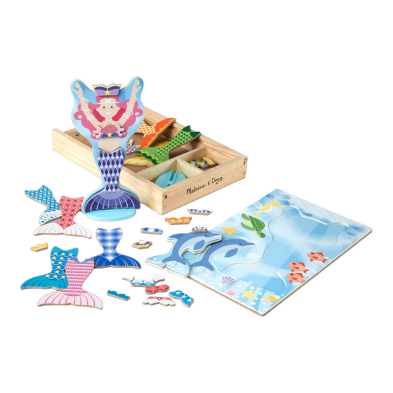 Melissa & Doug - Mermaid Magnetic Dress-Up Play Set