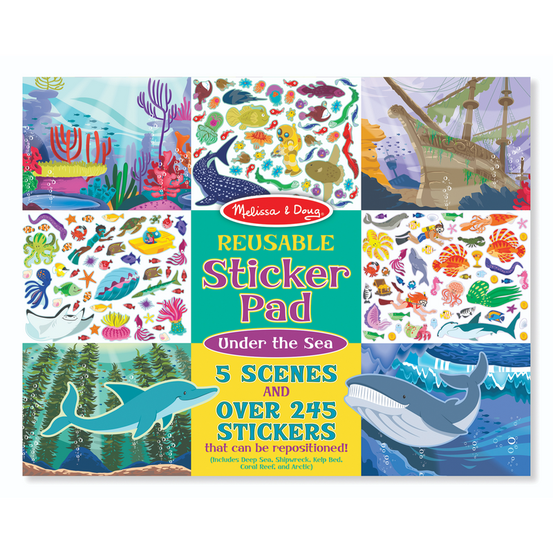 Melissa & Doug - Reusable Sticker Pad - Under the Sea