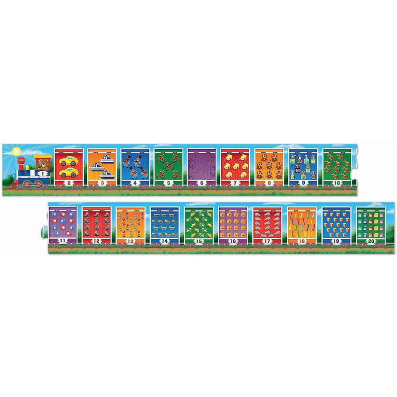 Melissa & Doug - Number Train Floor Puzzle - 20pc