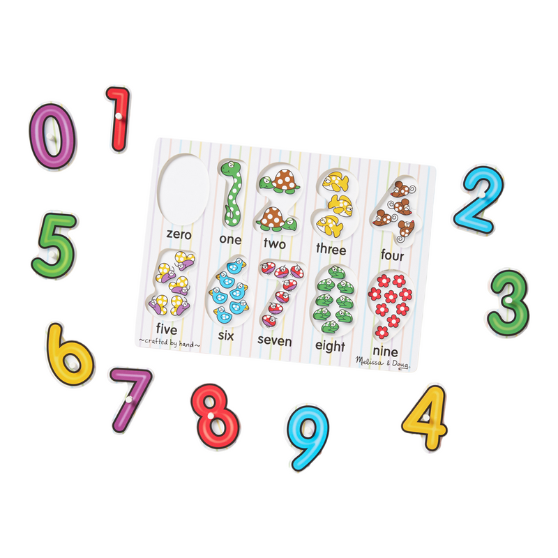 Melissa & Doug - Numbers Peg Puzzle