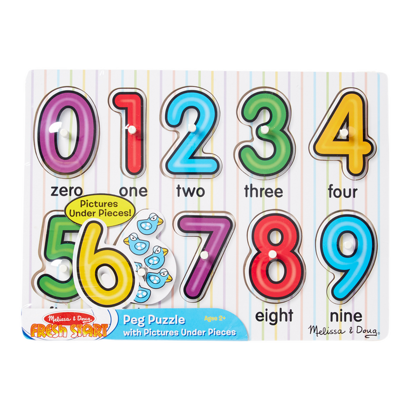 Melissa & Doug - Numbers Peg Puzzle