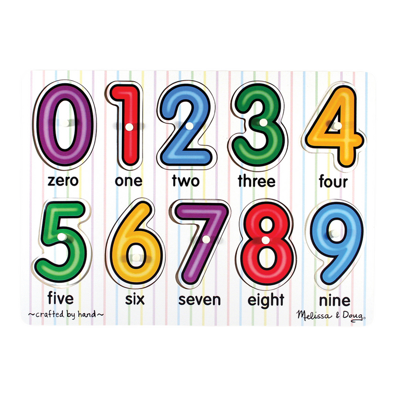 Melissa & Doug - Numbers Peg Puzzle