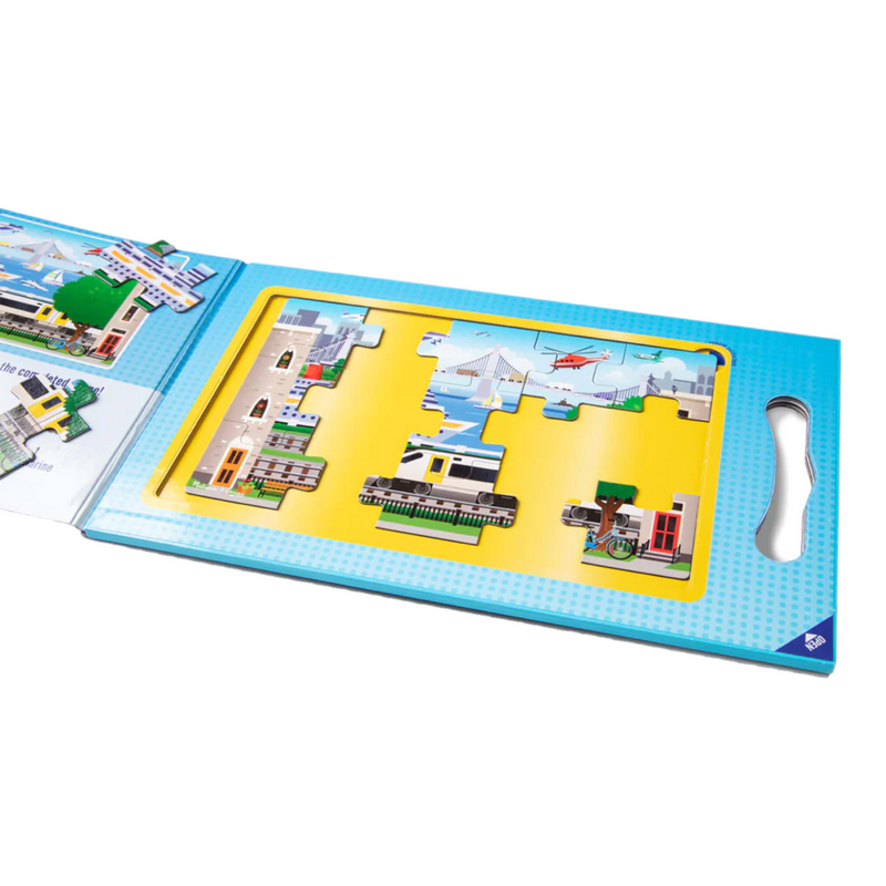 Melissa & Doug - Magnetic Take Along Jigsaw Puzzles - Vehicles