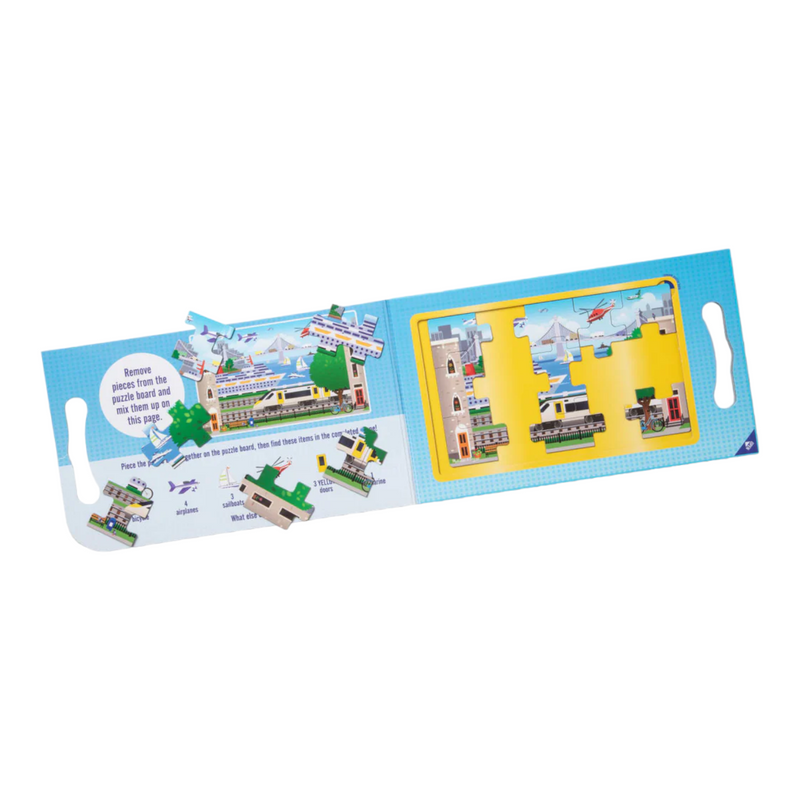 Melissa & Doug - Magnetic Take Along Jigsaw Puzzles - Vehicles