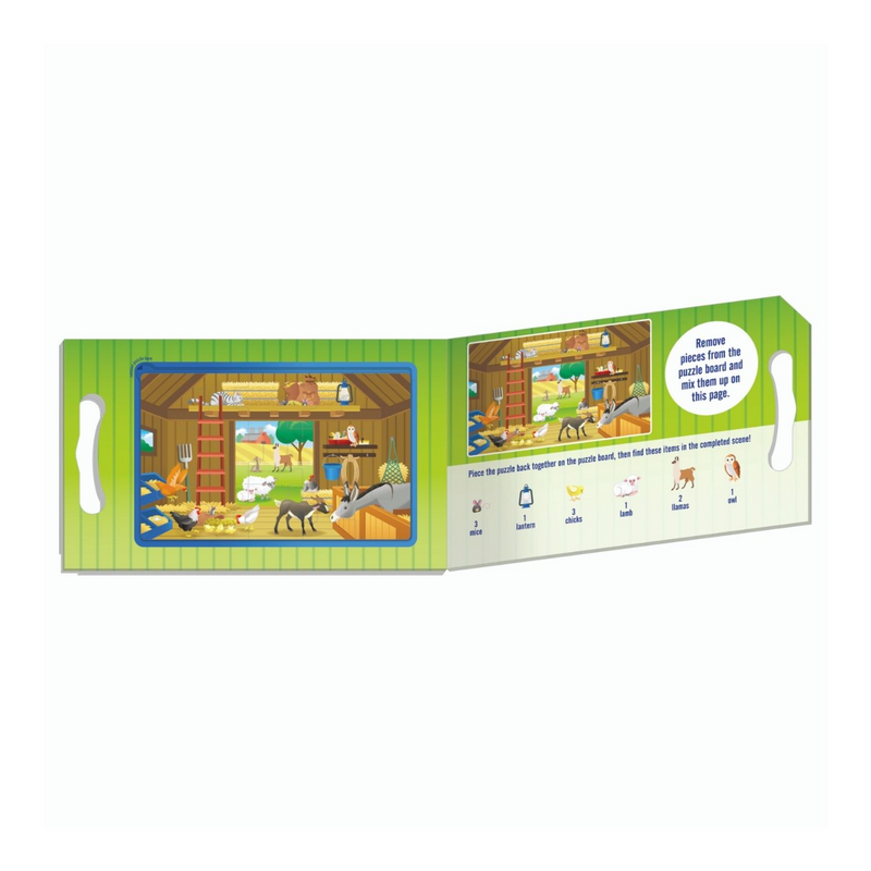 Melissa & Doug - Magnetic Take Along Jigsaw Puzzles - On the Farm