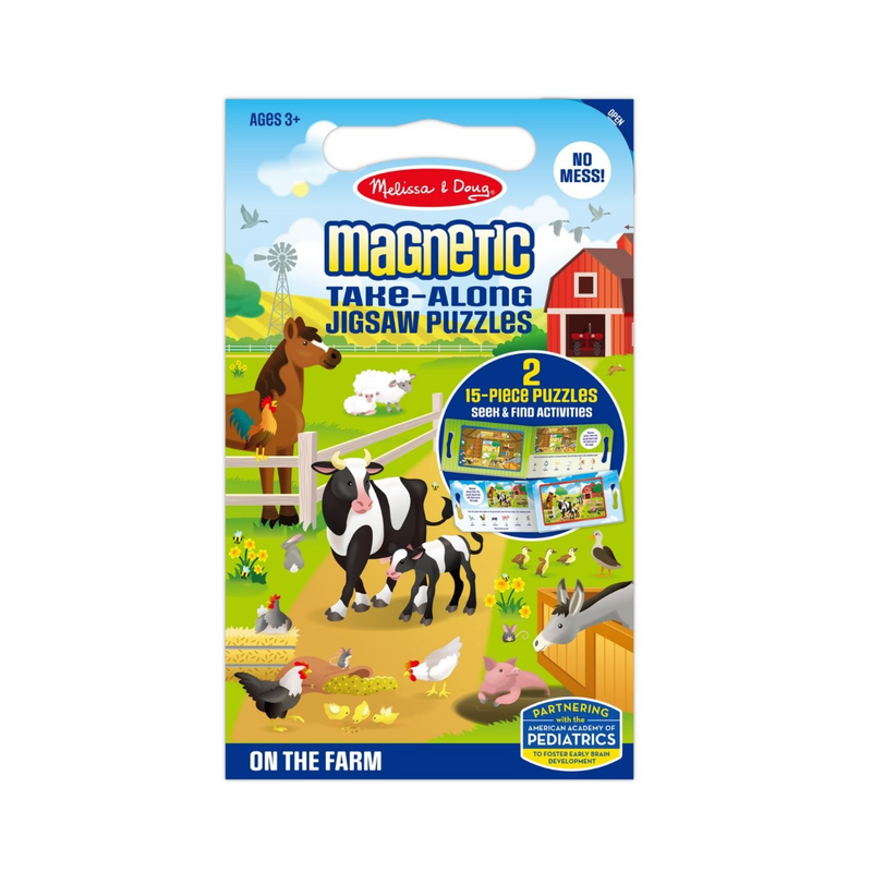 Melissa & Doug - Magnetic Take Along Jigsaw Puzzles - On the Farm