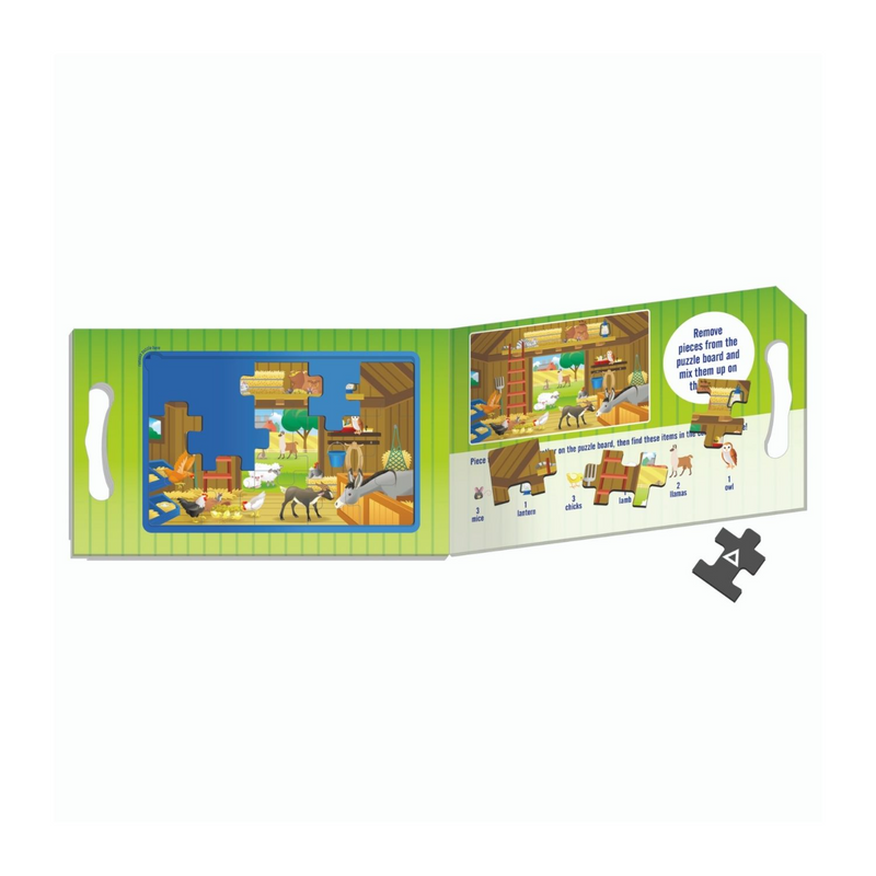 Melissa & Doug - Magnetic Take Along Jigsaw Puzzles - On the Farm